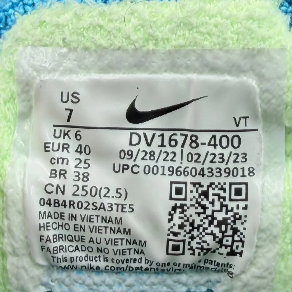 Nike Air VaporMax 2023 Flyknit 'Baltic Blue' - Picture 10 of 11